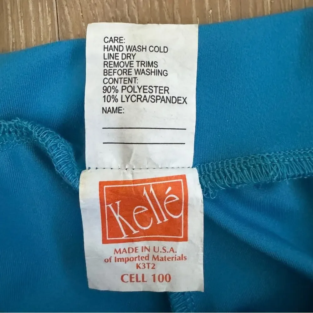 Kelle Turquoise Jacket And Wide Leg Pant Set size Medium Child